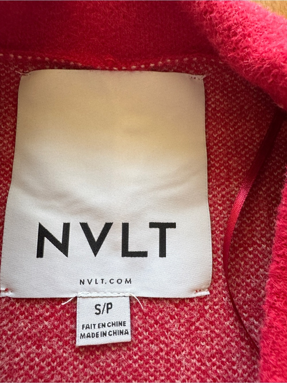 NVLT Red Heart-Print Button Cardigan - Picture 5 of 9